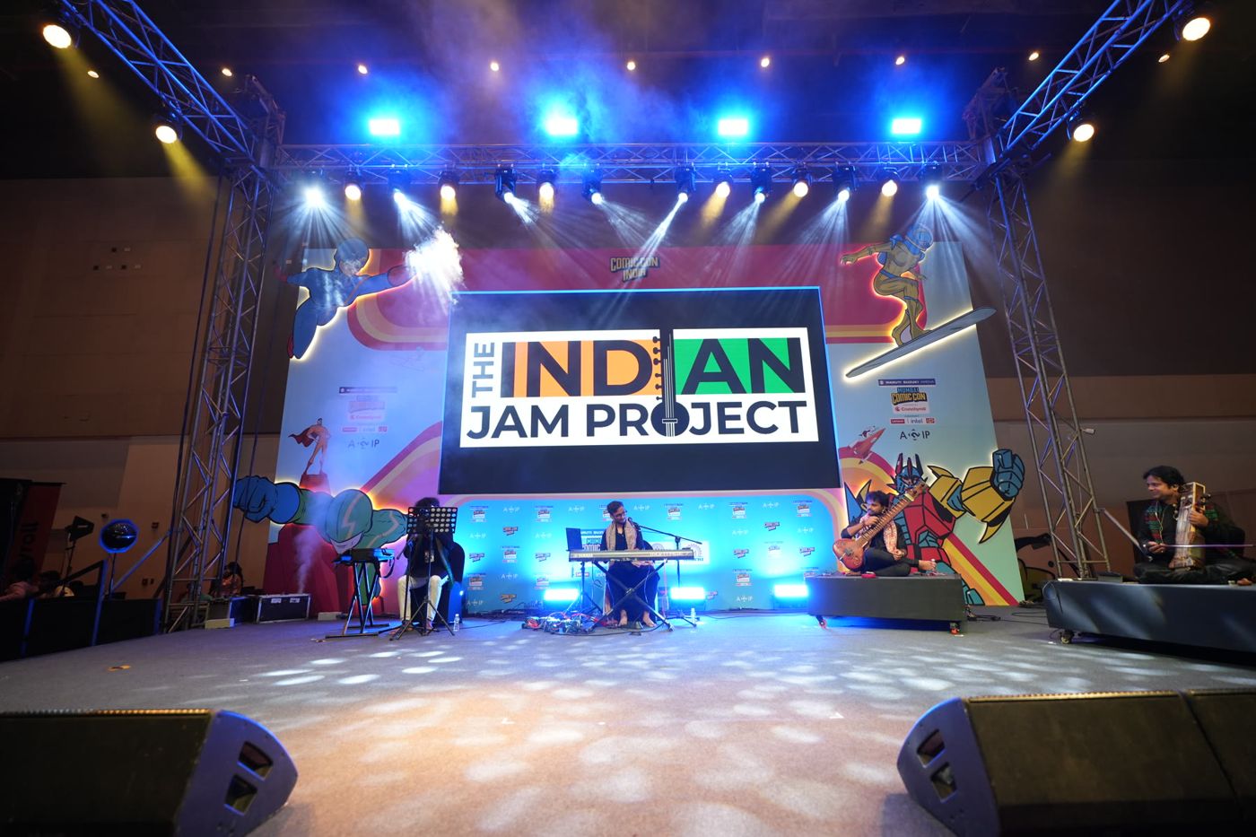 Stage at a Comic Con India show