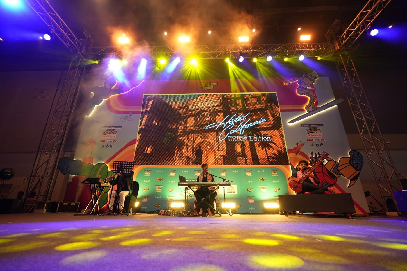 Stage at a Warner Bros. show